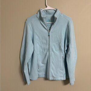 Tommy Bahama Mens Size Large Full Zip Blue Sweatshirt Jacket